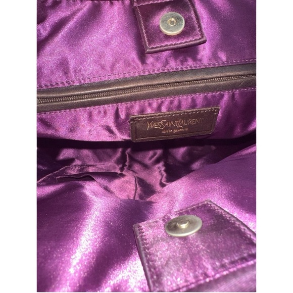 YSL Yves Saint Laurent Satin Sac (Vintage) - Picture 11 of 14